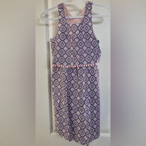 Girls Old Navy Pink & Blue Dress